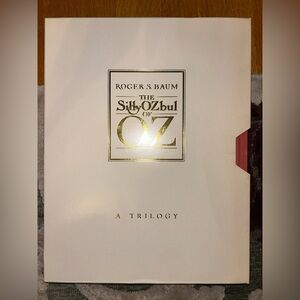 New vintage 1992 The Silly OZbul of OZ trilogy hard back red books